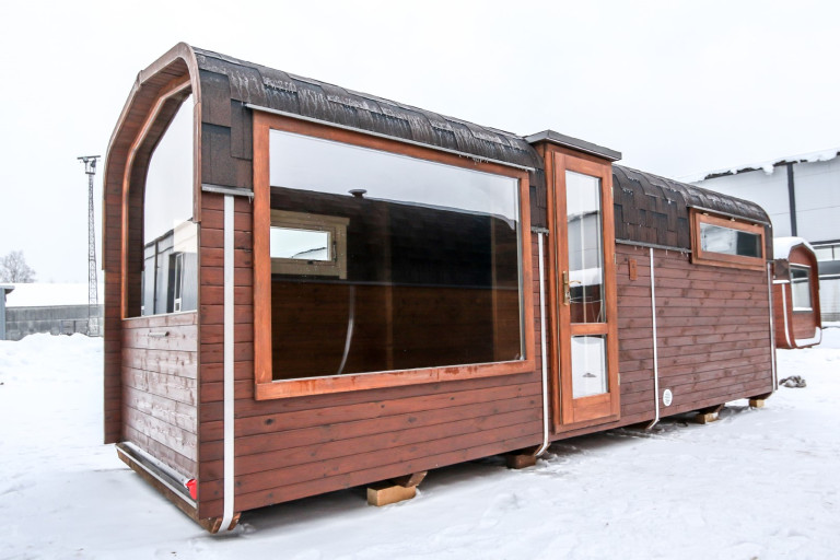 Rechteckige Sauna 6 M